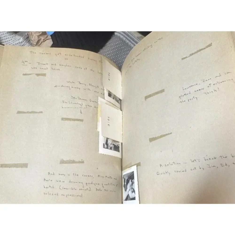 1950’s Musical Theatre High School Scrapbook- Cursive Writing Pictures- Read